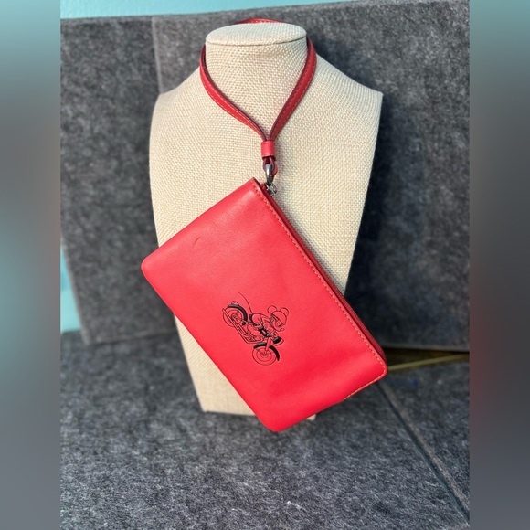 Coach Handbags - Disney x Coach Mickey Mouse Wristlet